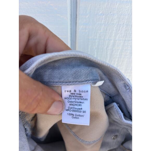 Rag & Bone‎ 90s High-Rise Jean - Anchor Gray, Size 27 - Picture 9 of 11